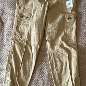 Men's Casual Cargo Jogger Pants in Khaki